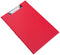 Rapesco Clipboard - Durable Red Foldover Clip Board ROPVFDCB0R3